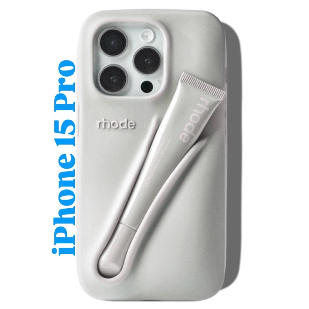 rhode Lip Case Silicone Phone Case iPhone 15 Pro NIB